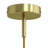 Rosace cylindrique en métal avec serre-câble de 7 cm — Laiton