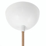 Rosace demi-sphérique en métal, Ø 100 mm — Blanc brillant