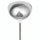 Rosace demi-sphérique en métal, Ø 100 mm — Chromé