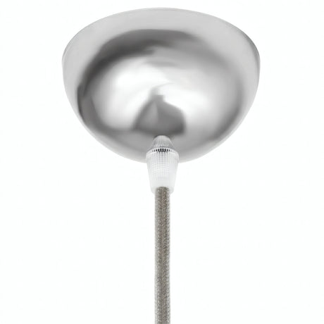 Rosace demi-sphérique en métal, Ø 100 mm — Chromé