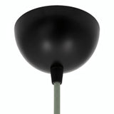 Rosace demi-sphérique en métal, Ø 100 mm — Noir