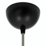 Rosace demi-sphérique en métal, Ø 100 mm — Noir
