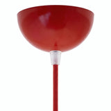 Rosace demi-sphérique en métal, Ø 100 mm — Rouge