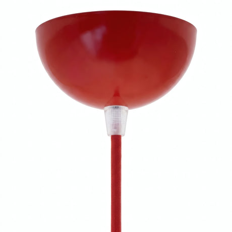 Rosace demi-sphérique en métal, Ø 100 mm — Rouge