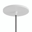 Rosace encastrable affleurante, Ø 126 mm — Blanc mat