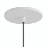 Rosace encastrable affleurante, Ø 126 mm — Blanc mat