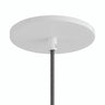 Rosace encastrable affleurante, Ø 126 mm — Blanc mat