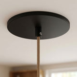 Rosace encastrable affleurante, Ø 126 mm — Noir