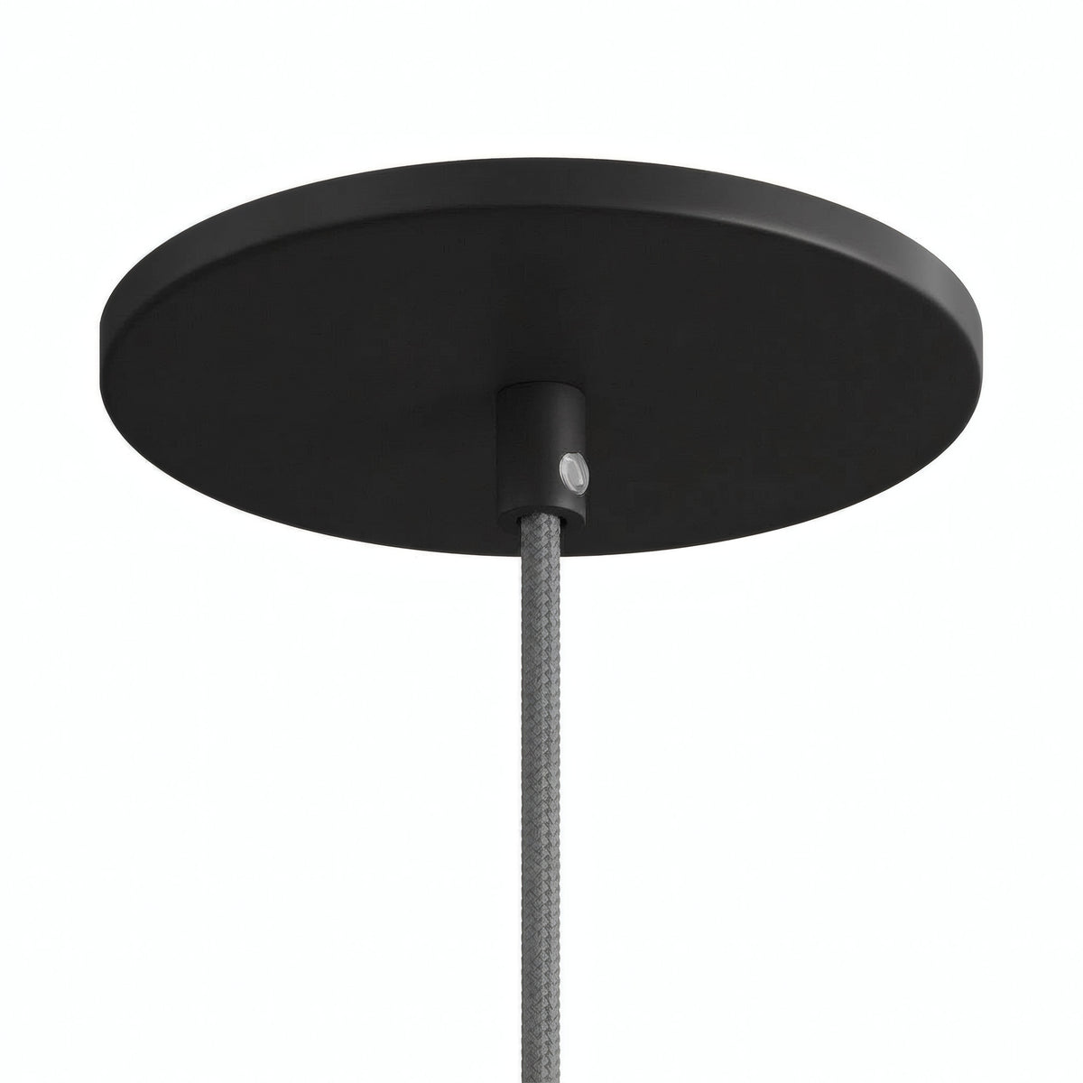 Rosace encastrable affleurante, Ø 126 mm — Noir