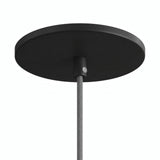Rosace encastrable affleurante, Ø 126 mm — Noir
