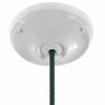 Rosace en porcelaine avec kit de fixation, Ø 105 mm — Blanc