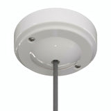 Rosace minimaliste en porcelaine, Ø 100 mm — Blanc