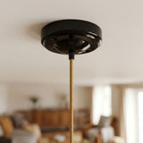 Rosace minimaliste en porcelaine, Ø 100 mm — Noir