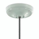 Rosace en porcelaine avec kit de fixation, Ø 105 mm — Vert sauge