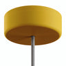 Rosace en silicone d'extérieur IP65, Ø 125 mm — Moutarde