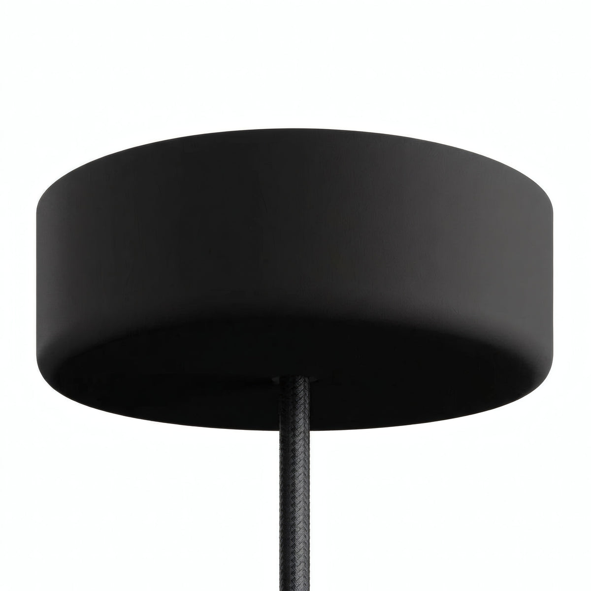Rosace en silicone d'extérieur IP65, Ø 125 mm — Noir