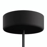 Rosace en silicone d'extérieur IP65, Ø 125 mm — Noir