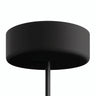 Rosace en silicone d'extérieur IP65, Ø 125 mm — Noir