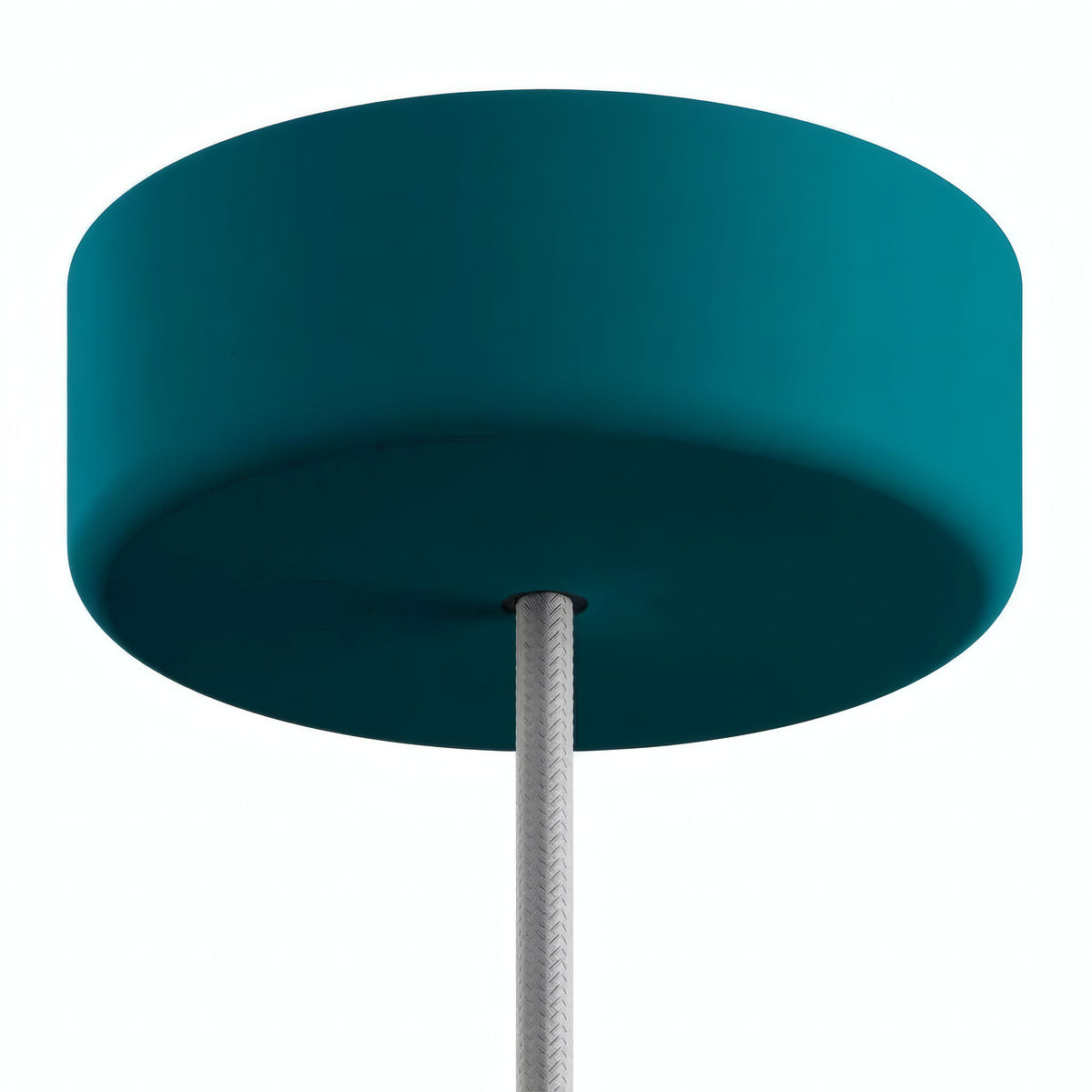 Rosace en silicone d'extérieur IP65, Ø 125 mm — Bleu pétrole