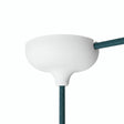 Rosace en silicone Ø 88 mm, trou central et sortie latérale — Blanc