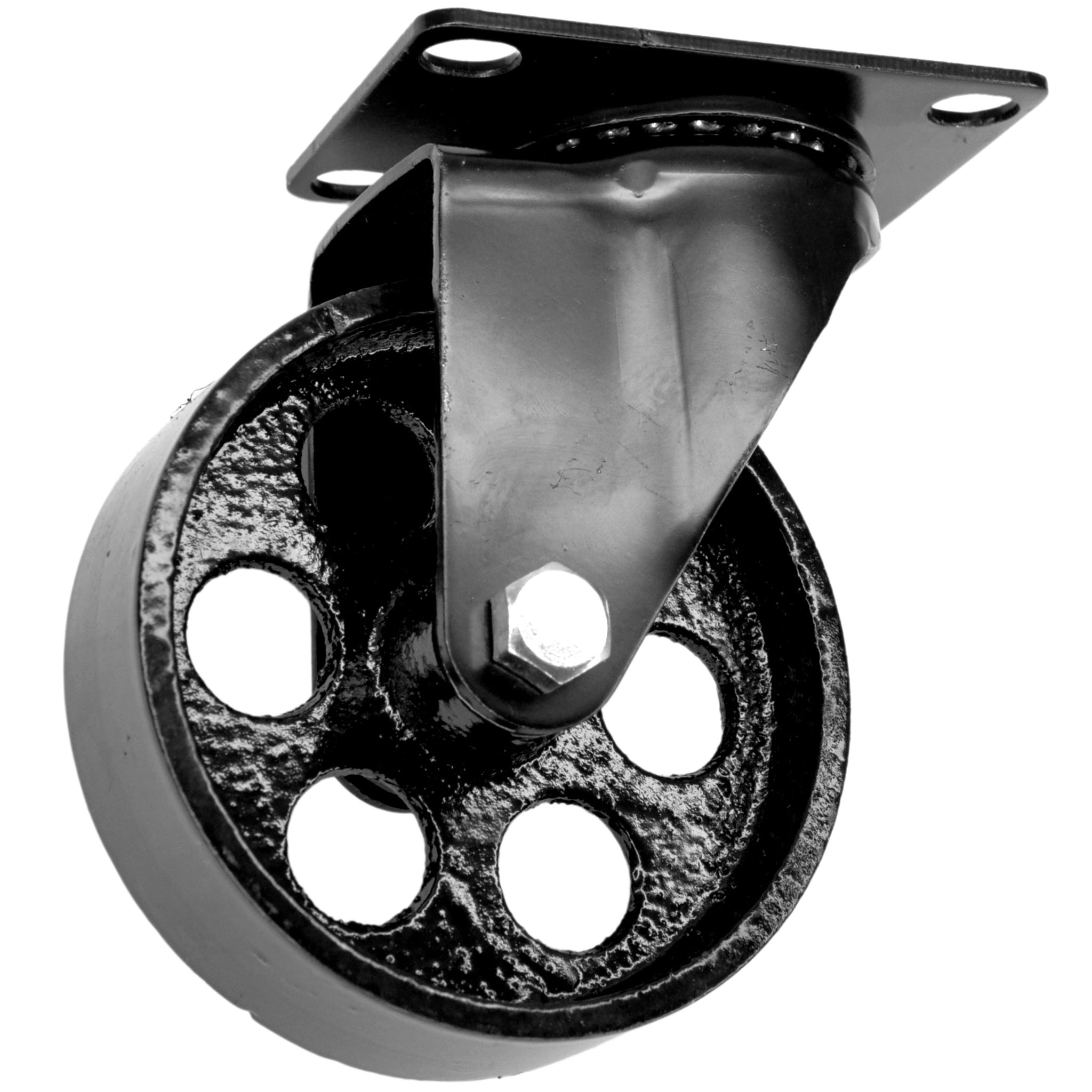Roulette en Métal Noire 100mm - Meuble DIY - Industrielle et Élégante –  Home Invasion