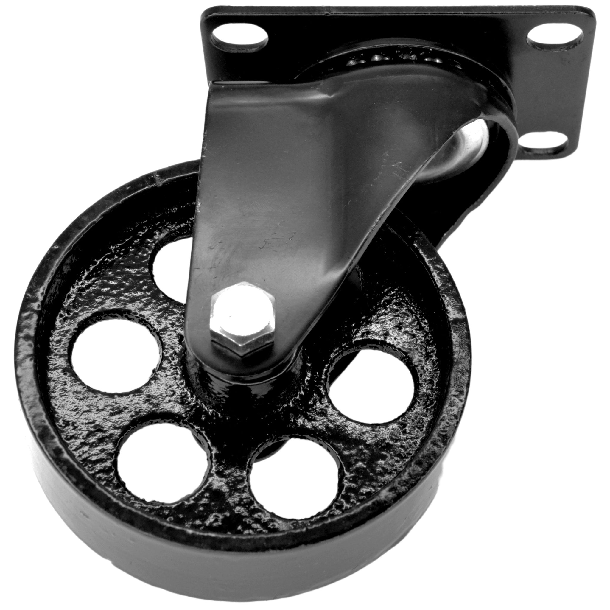 Roulette de meuble design noir, roue en polypropylène GUITEL