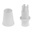 Serre-câble conique bloque-fil pour câble textile — Blanc