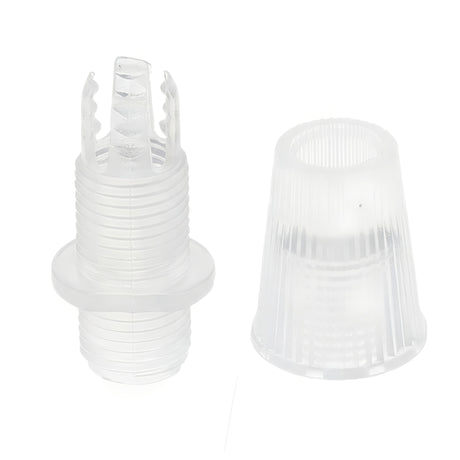 Serre-câble conique bloque-fil pour câble textile — Transparent