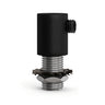Serre-câble cylindrique en métal M10x1, écrou et rondelle — Noir