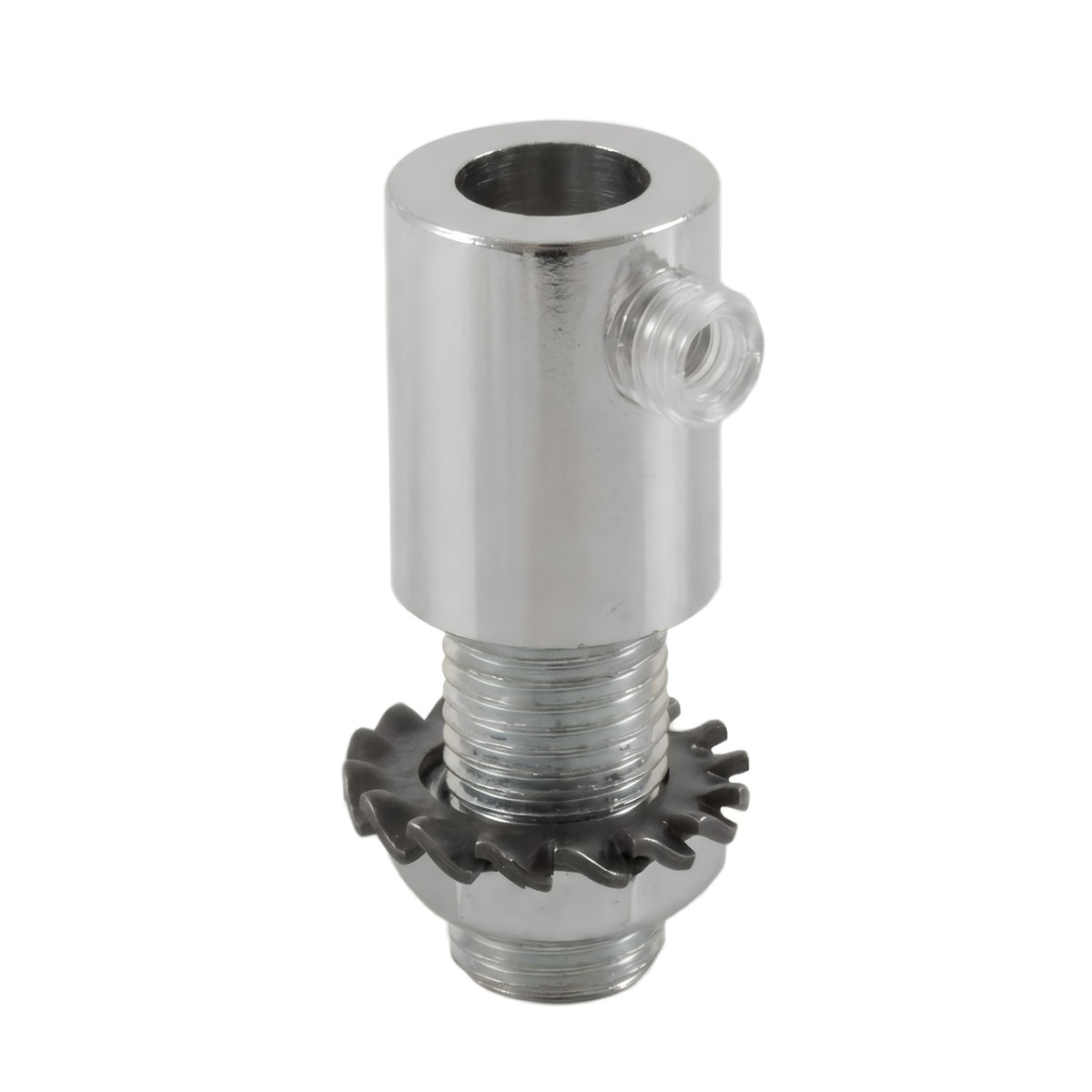 Serre-câble cylindrique en métal M10x1, écrou et rondelle