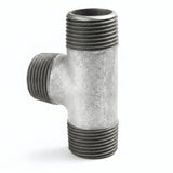 Té égal 90° M/M/M fonte galvanisée - photo produit fond blanc 1