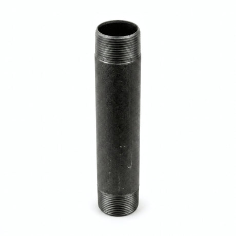 Tube 1''1/4 sur-mesure - 33x42mm acier noir - fileté - photo produit fond blanc 1