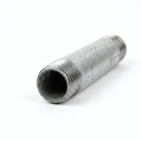 Tube 1/2'' sur-mesure - 15x21mm acier galvanisé - fileté - photo produit fond blanc 3