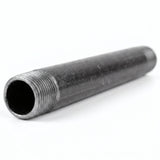 Tube 3/8'' - 12x17mm acier noir - fileté - photo produit fond blanc 2