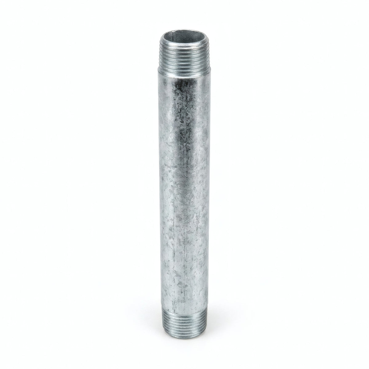 Tube 3/8'' sur-mesure - 12x17mm acier galvanisé - fileté - photo produit fond blanc 1