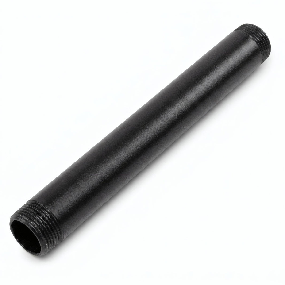 Tubes filetés - déco – peinture noire - photo produit fond blanc 7