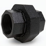 Raccord union peint en noir