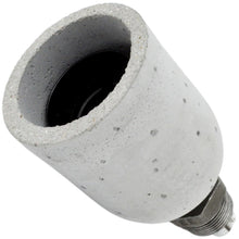 kit douille ciment gris E27 pour luminaire en plomberie