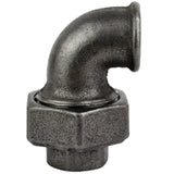 Coude Union F/F fonte noire