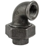 Coude Union F/F fonte noire