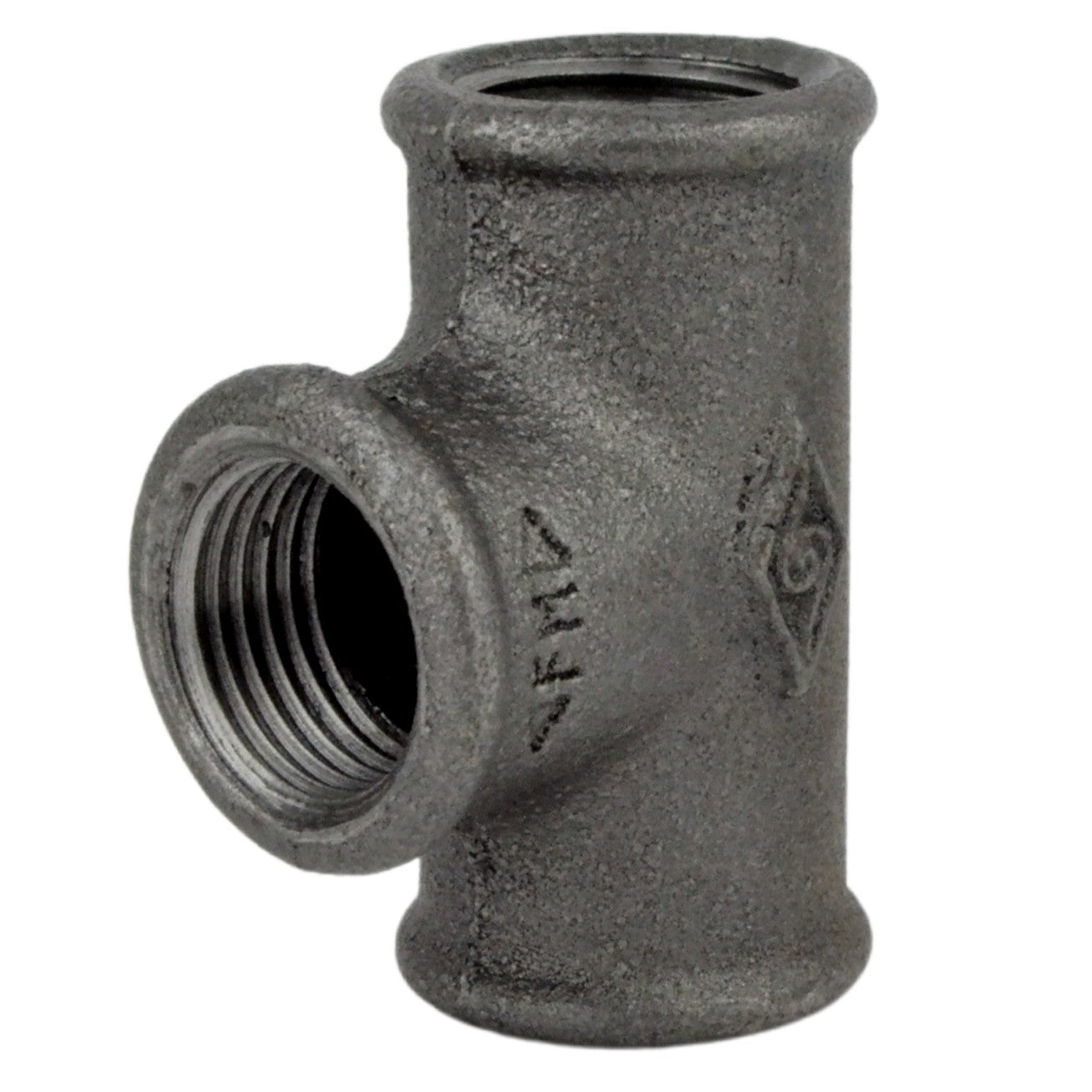 Té / T égal femelle fonte noire