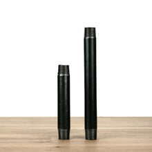 tube acier noir fileté 12x17mm 12/17mm 3/8'' pouce