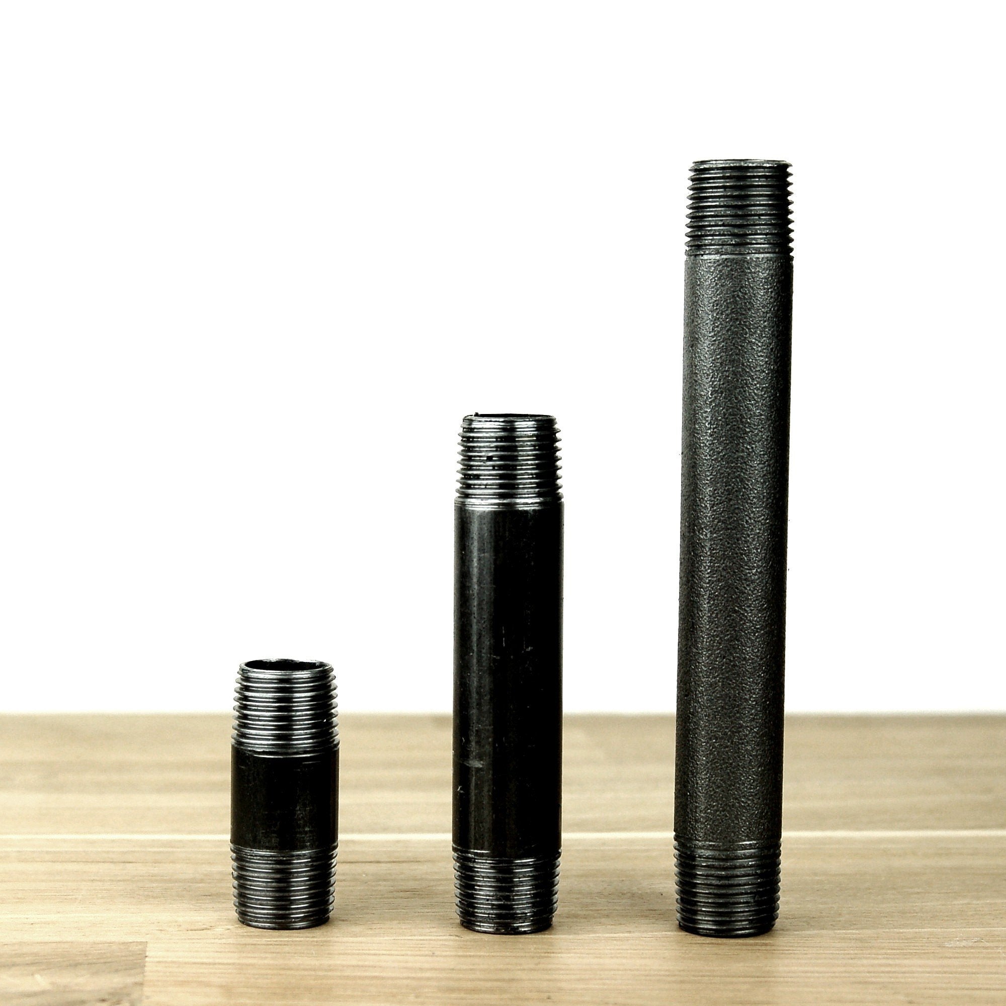 tube acier noir fileté 15x21mm 15/217mm 1/2'' pouce