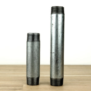 tube acier galvanisé fileté 20x27mm 20/27mm 3/4'' pouce