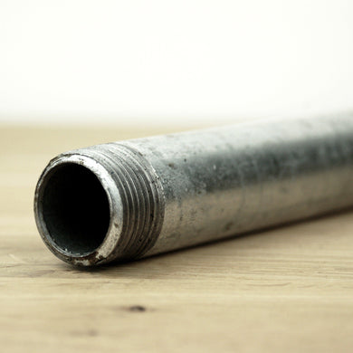 tube sur-mesure acier galvanisé fileté 20x27mm 20/27mm 3/4'' pouce