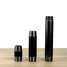 tube acier noir fileté 20x27mm 20/27mm 3/4'' pouce