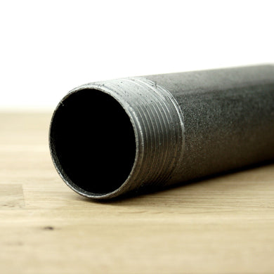 tube acier noir sur-mesure fileté 33x42mm 33/42mm 1''1/4 (pouce)