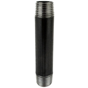 tube de plomberie en métal fileté noir diamètre 21mm