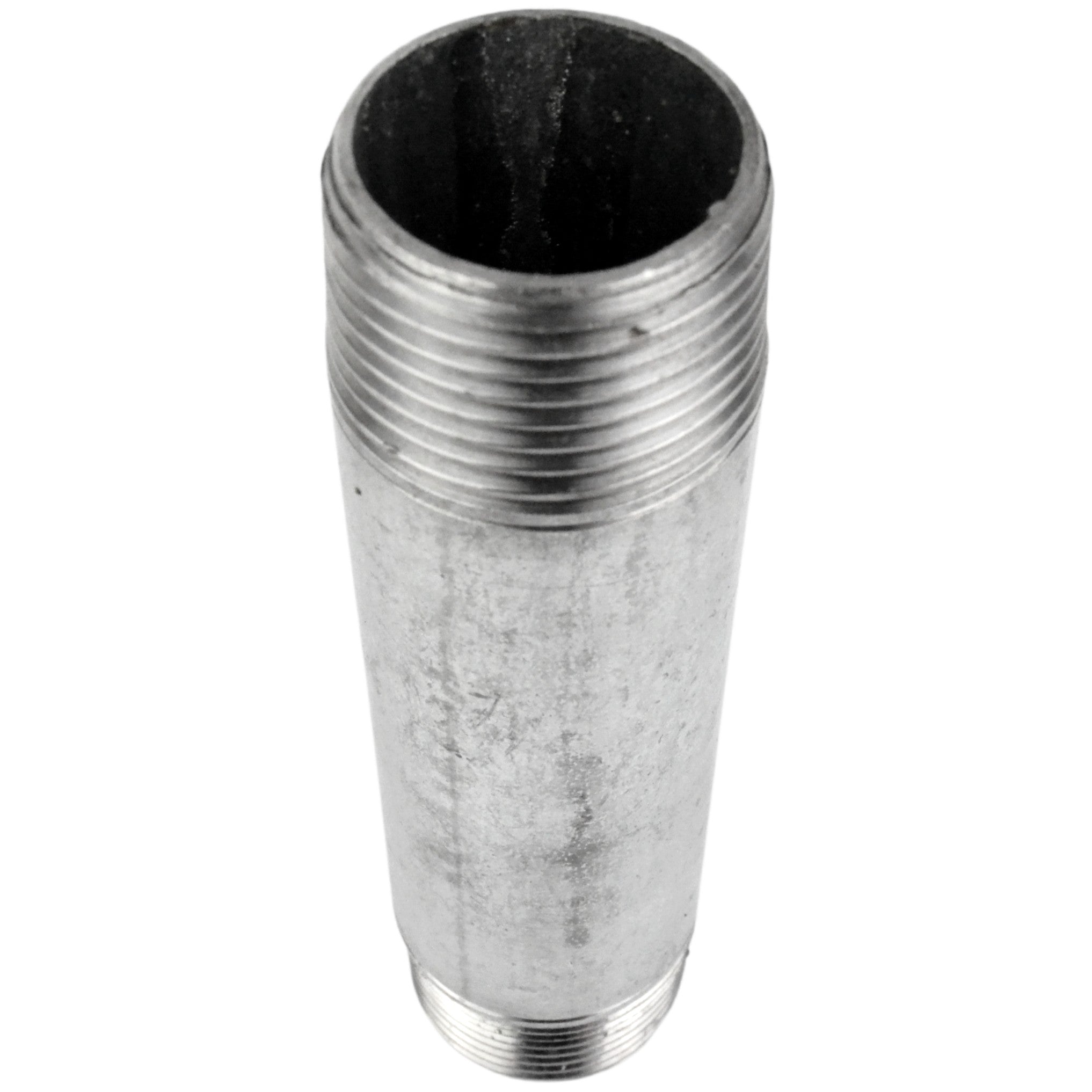 Tube Acier Noir 3/4'' (20x27mm) - 50 Cm Fileté Des Deux Côtés - Pour Plomberie Et Installation - 4